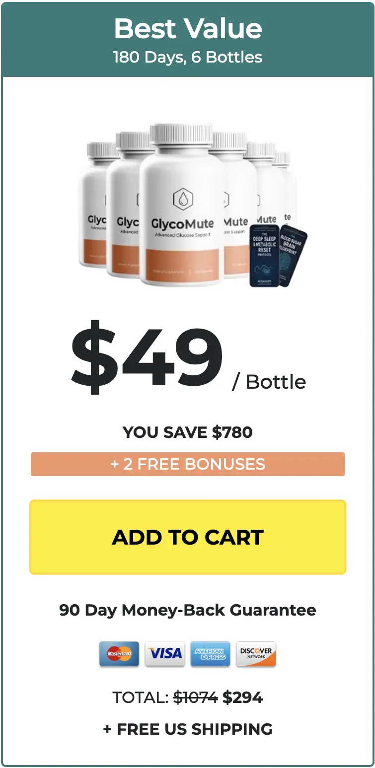 GlycoMute 6 bottles